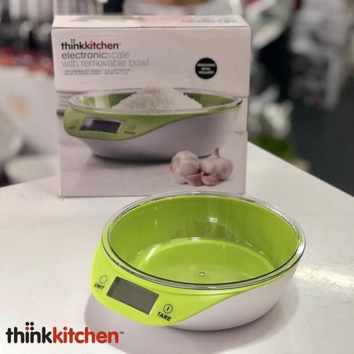 GREEN ELECTRICAL KITCHEN SCALE W/BOWL