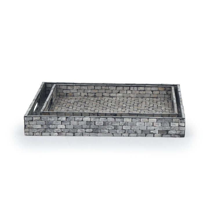 Mother-of-Pearl Tray # 2 pcs