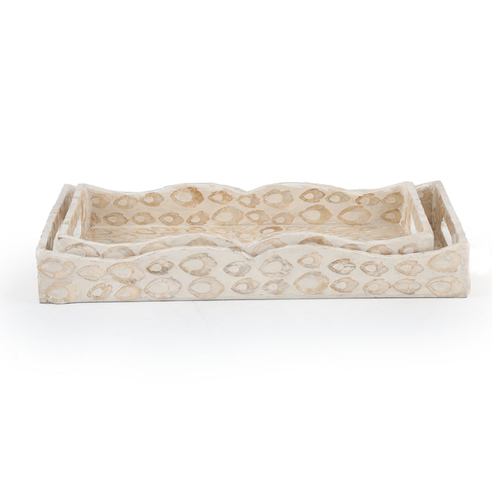 Mother-of-Pearl Tray set No Pearl