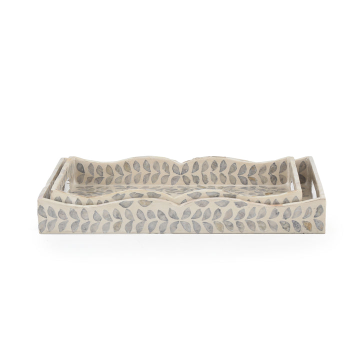 Mother-of-Pearl Tray set No Pearl