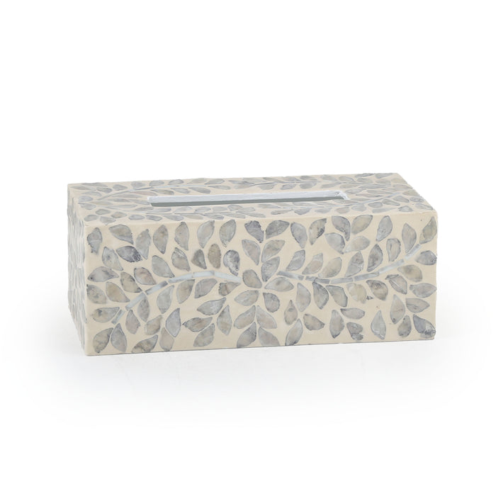 Mother-of-Pearl Tissue Box No Pearl