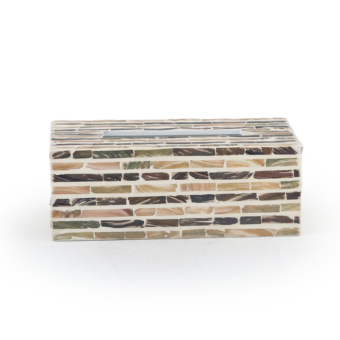 Mother-of-Pearl Tissue Box No Pearl