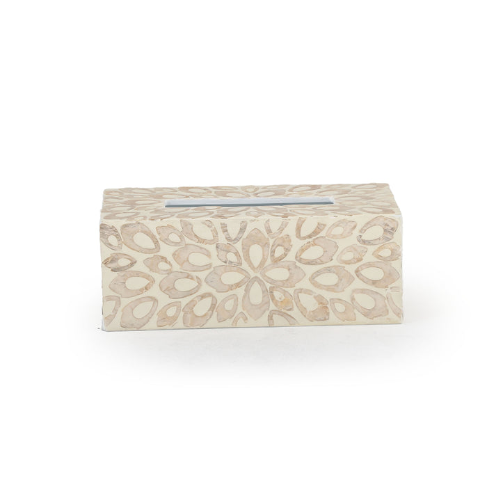 Mother-of-Pearl Tissue Box No Pearl