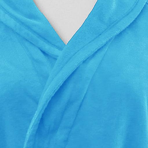 Turquoise Robe 100% Cotton - S