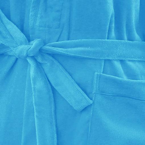 Turquoise Robe 100% Cotton - S