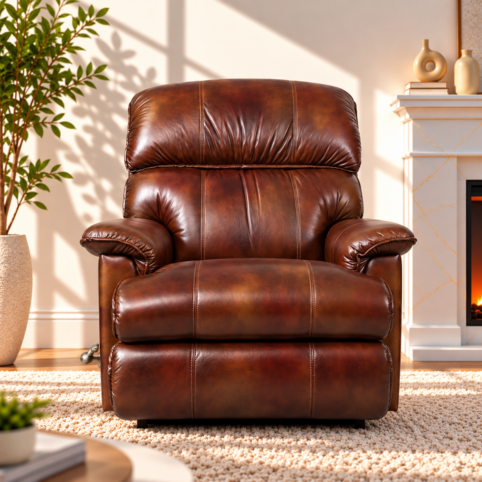 Cardinal Rocker Recliner Leather - Made in USA