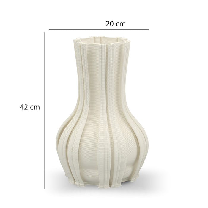 3D Ceramic Vase Porcelain Flower Pot LGSD-99B 25.5X17.5