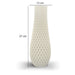 3D Ceramic Vase Porcelain Flower Pot LGSD-56A 36X14