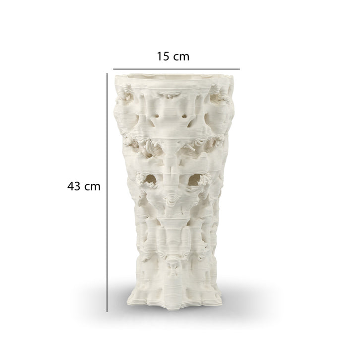 3D Ceramic Vase Porcelain Flower Pot LGSD-49A 44.5X17