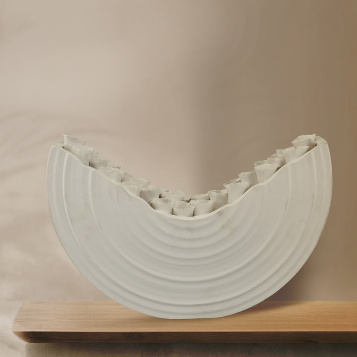 3D Ceramic Vase Porcelain Flower Pot ZZ09 37.5X7.5X26