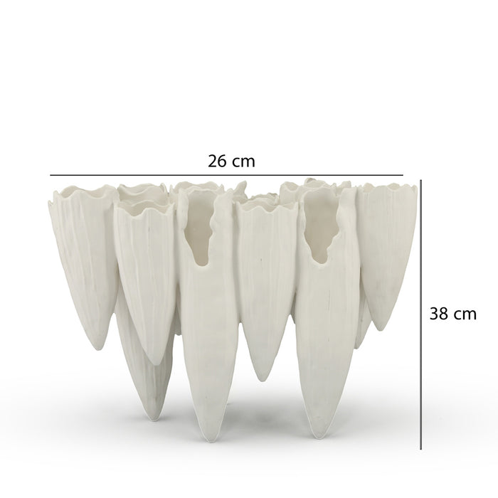 3D Ceramic Vase Porcelain Flower Pot ZZ14 40x15x27