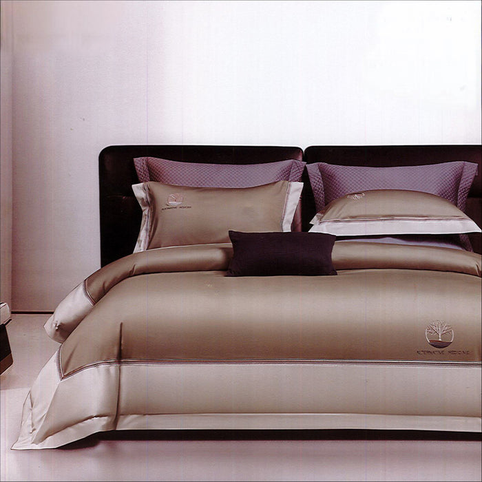 Bellucci duvet cover set double beige 0011