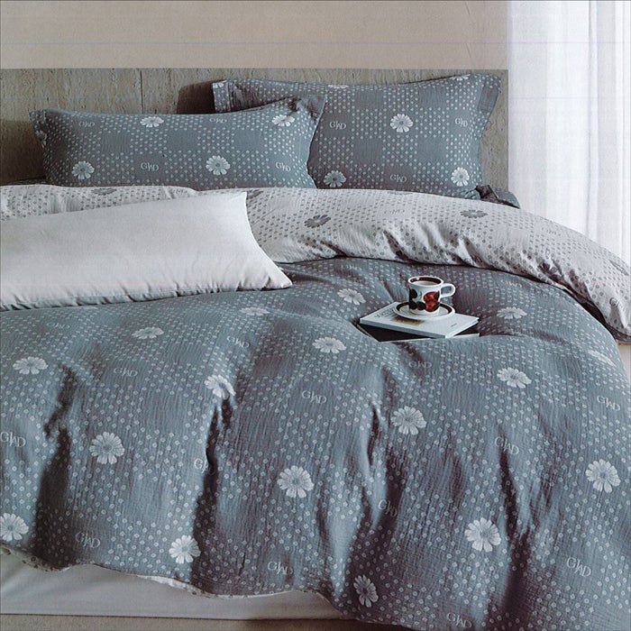 B duvet cover set double 100% cotton kashmir 1010