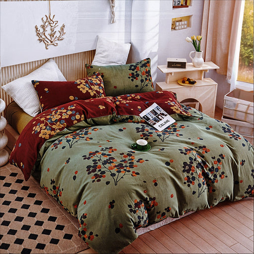 B duvet cover set double 100% cotton kashmir 1011
