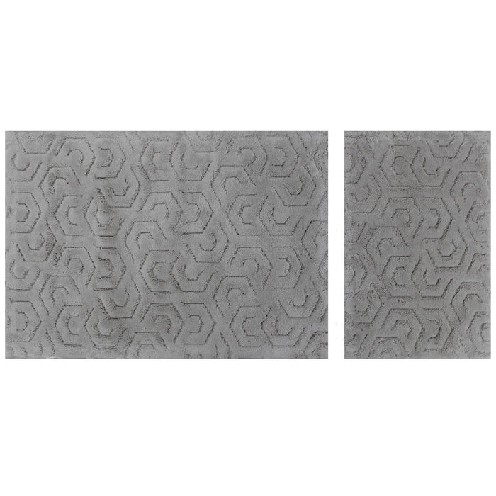 Bellucci Meja Light Grey 2 Set BathMat