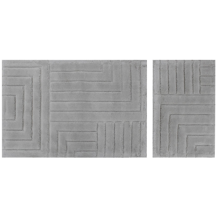 Bellucci Loren Light Grey 2 Set BathMat