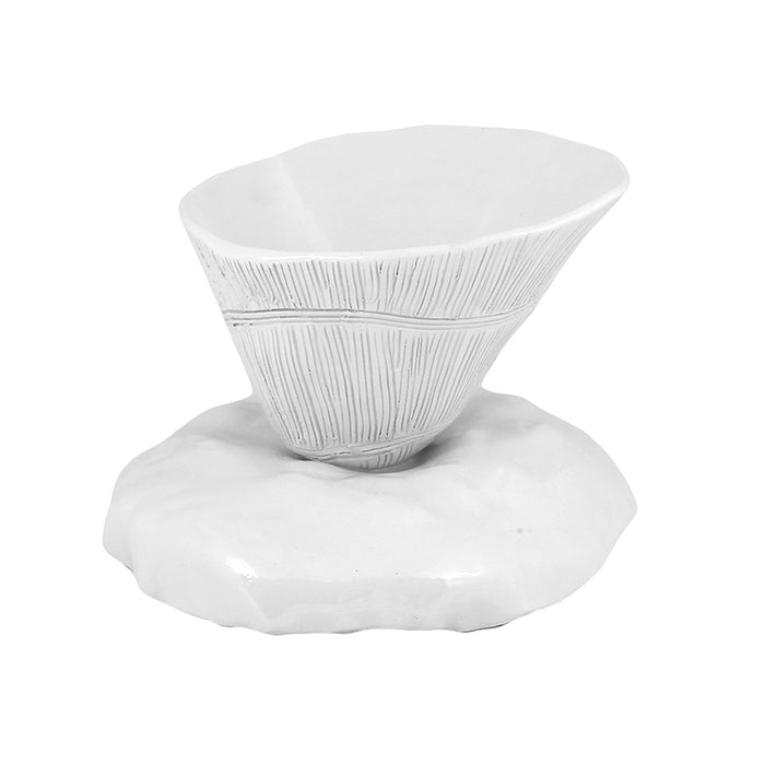 Rock 13x13x18 white