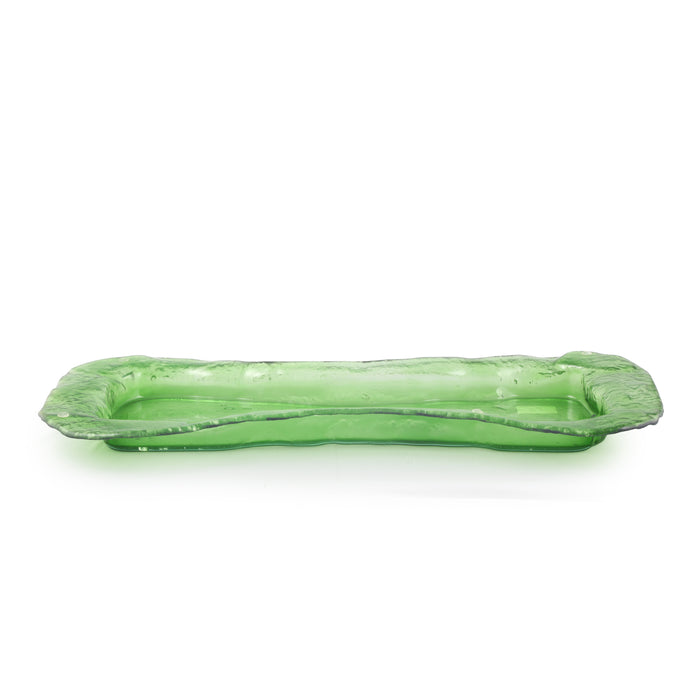 Cheese platter Green with rim
