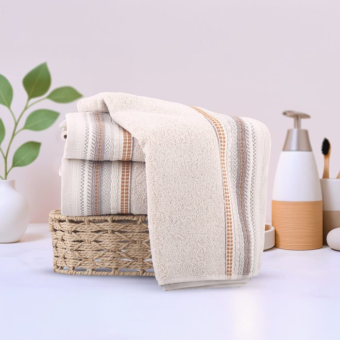 Beige 61 Jaquard 90*50 Towel
