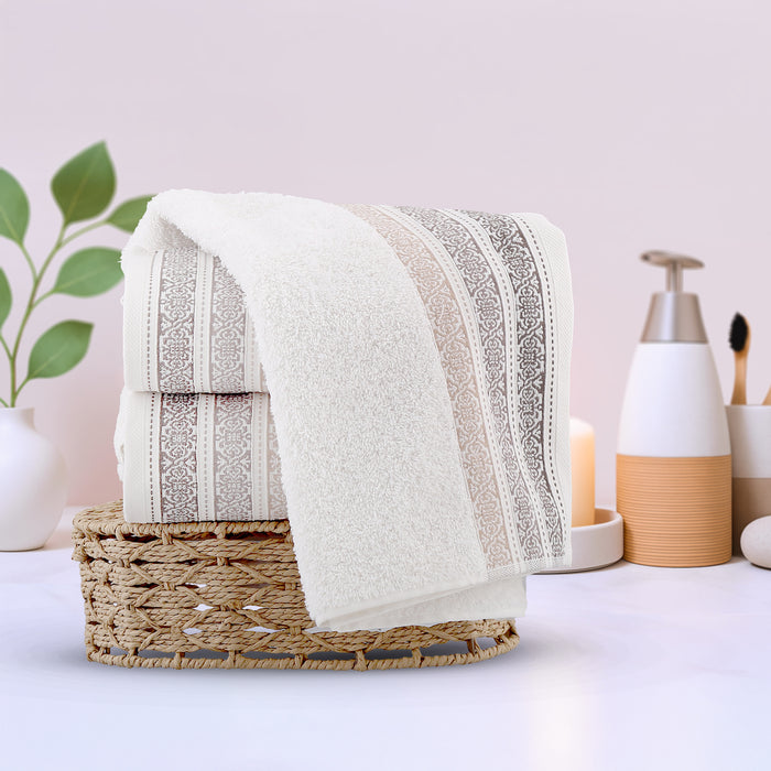 Cream 061 Jaquard 90*50 Towel
