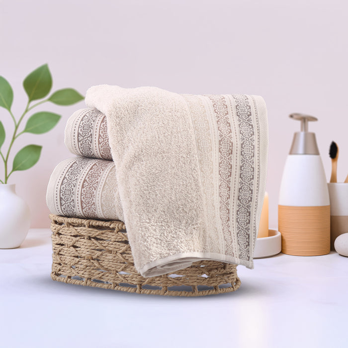 Beige 020 Jacquard 140*70 Towel