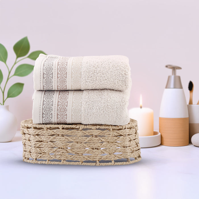 Beige 020 Jacquard 140*70 Towel