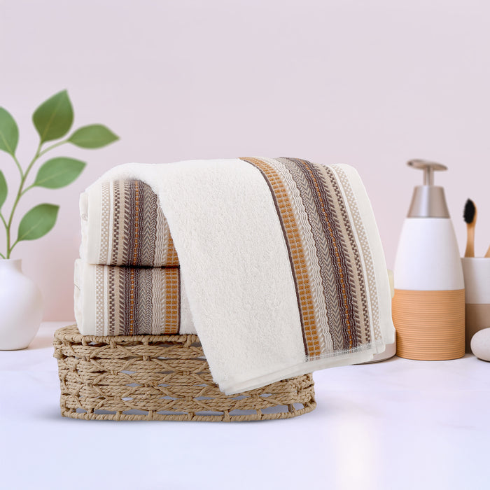 Cream 061 Jaquard 140*70 Towel