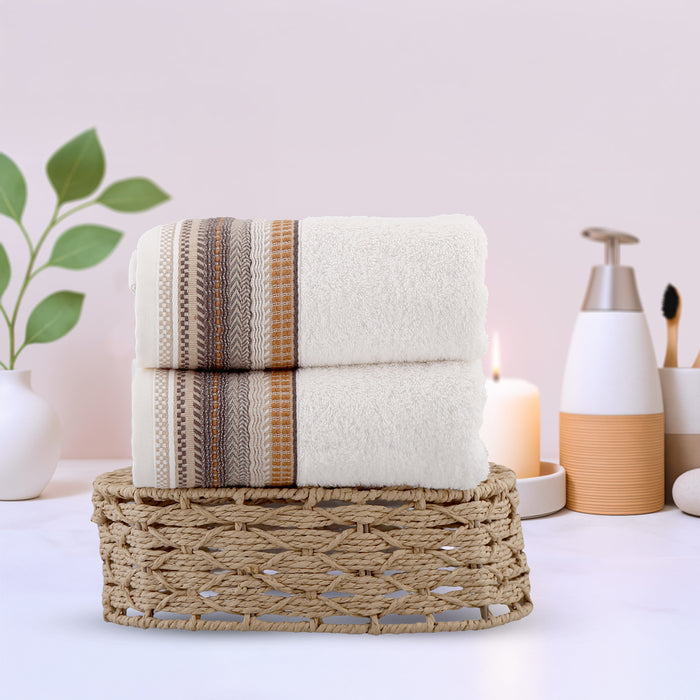 Cream 061 Jaquard 140*70 Towel