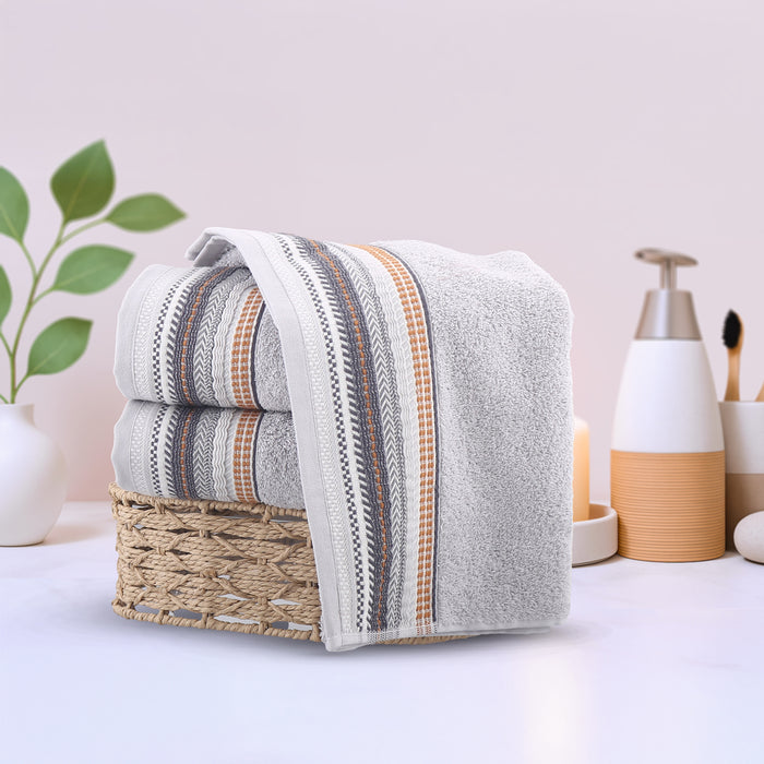 Light Grey 61 Jaquard 140*70 Towel