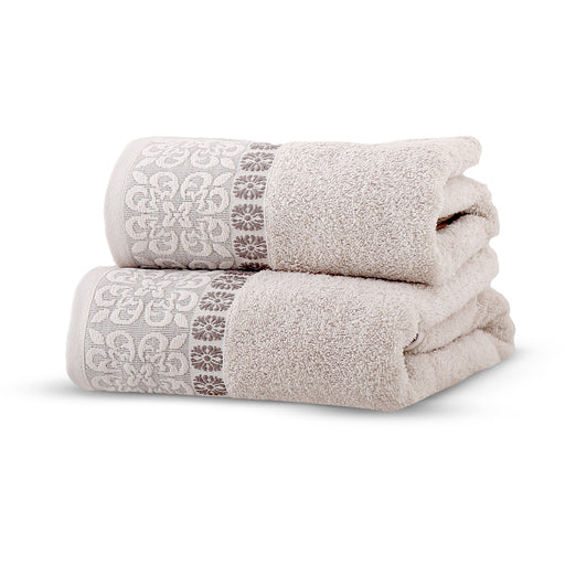 Beige 64 Jaquard 140*70 Towel