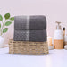 Dark Grey 64 Jaquard 140*70 Towel