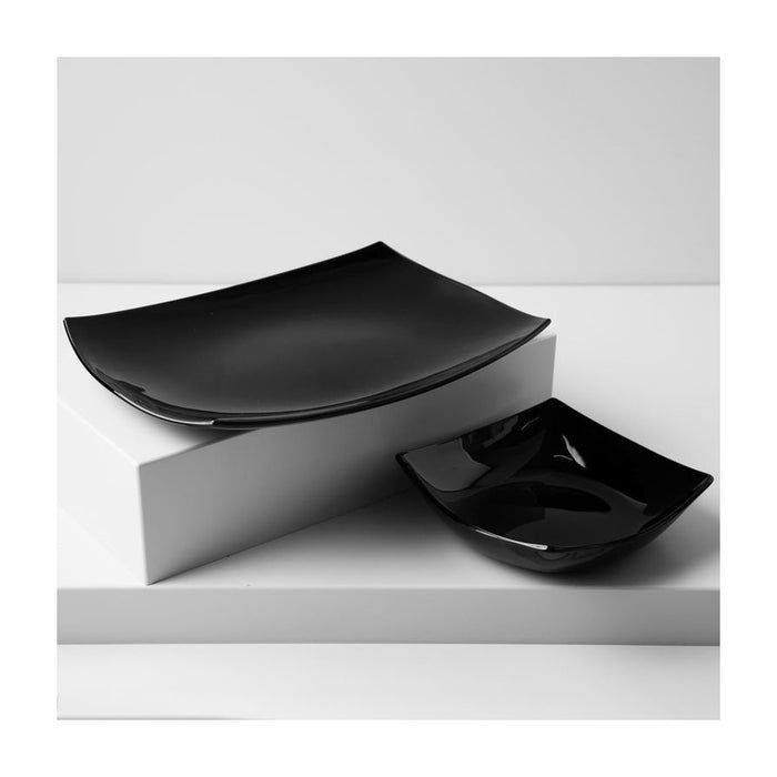 Deep plate Quadrato 20 x 20 cm black LUMINARC