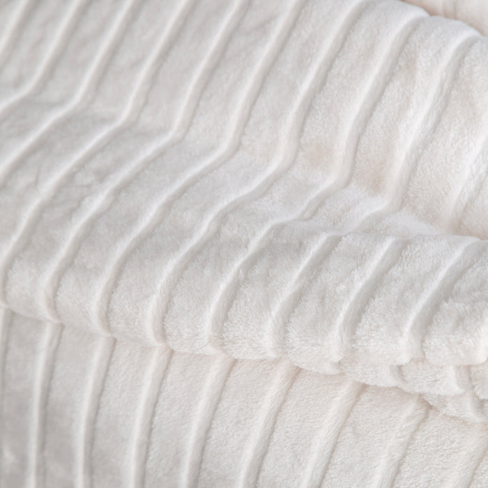AP BLANKET DOUBLE  GENTLE ECRU