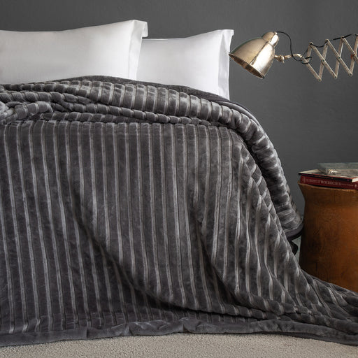 AP BLANKET DOUBLE GENTLE GREY