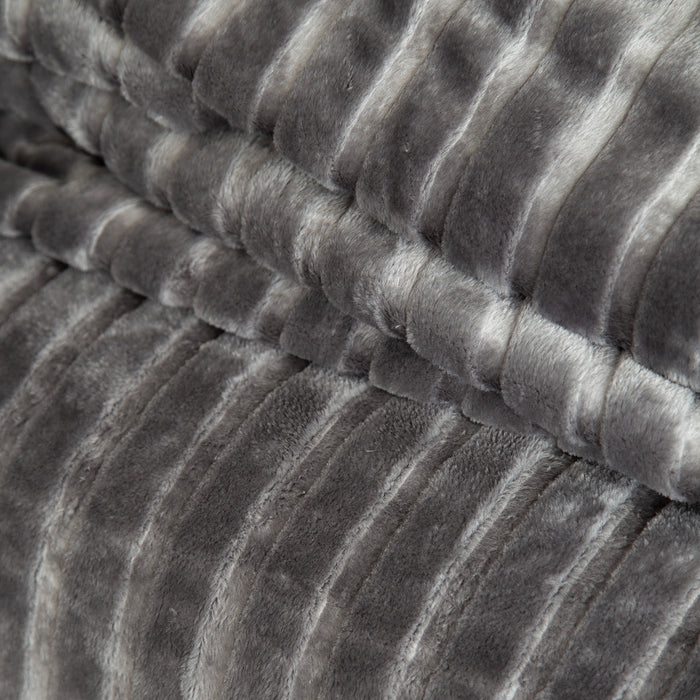 AP BLANKET DOUBLE GENTLE GREY