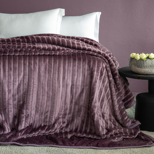 AP BLANKET SINGLE GENTLE DAMSON