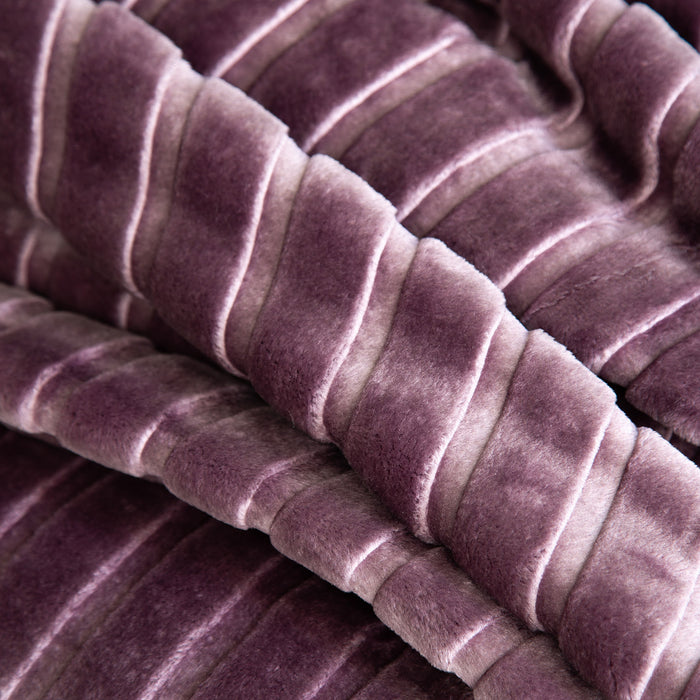 AP BLANKET SINGLE GENTLE DAMSON