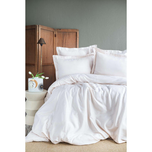 AP KING Duvet Cover Set BAMBU ELLIE WHITE