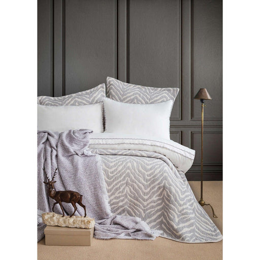 Double Duvet Cover Set + Bed Spread +Blanket AP LONDA GRI