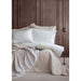AP SERENE BEJDouble Duvet Cover with Bed Spread & Blanket Set