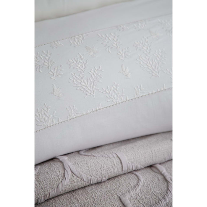 AP  SERENE GRIDouble Duvet Cover with Bed Spread & Blanket Set