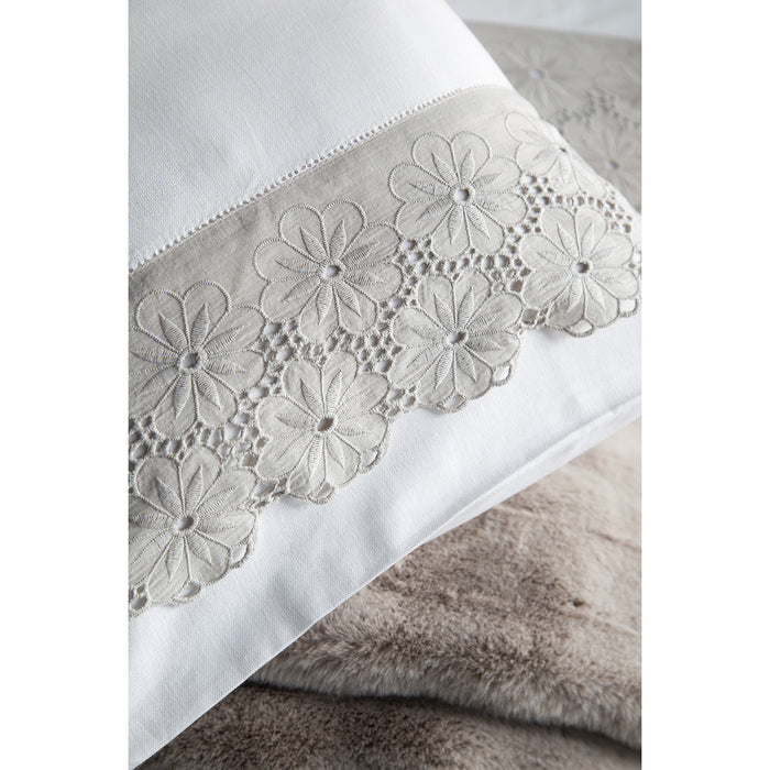AP NOLAN GRI Double Duvet Cover with Blanket Set