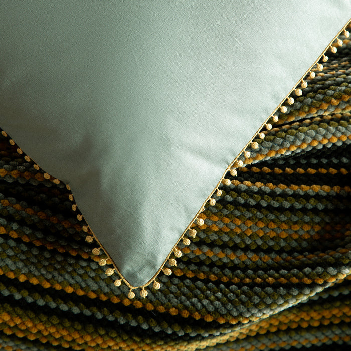 AP LIZBON OLIVEDouble Duvet Cover with Bed Spread Set