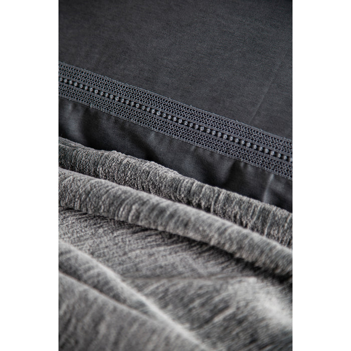 AP PARIS YESILDouble Duvet Cover with Bed Spread Set