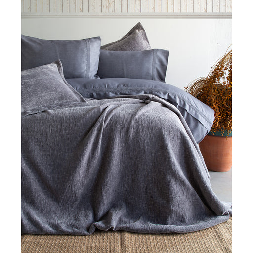 AP PARIS GRIDouble Duvet Cover with Bed Spread Set