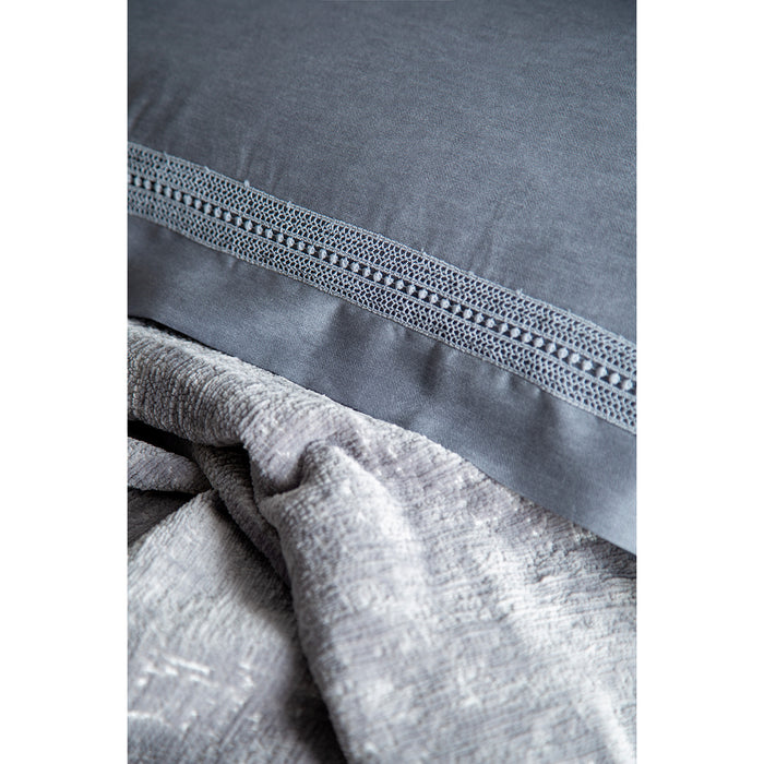 AP PARIS GRIDouble Duvet Cover with Bed Spread Set