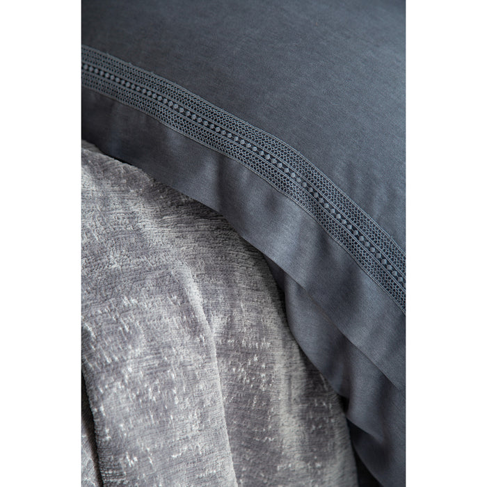 AP PARIS GRIDouble Duvet Cover with Bed Spread Set