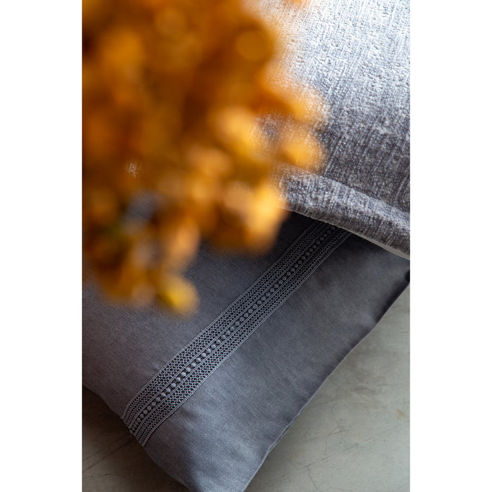 AP PARIS GRIDouble Duvet Cover with Bed Spread Set