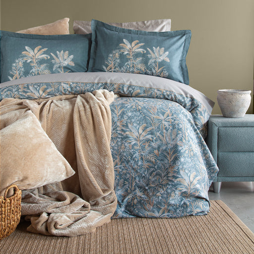 AP  TAMMY BEIGE Double Duvet Cover with Blanket & Bedspread Set