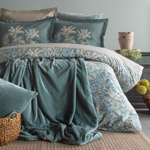 AP  TAMMY YEŞİL  Double Duvet Cover with Blanket & Bedspread Set